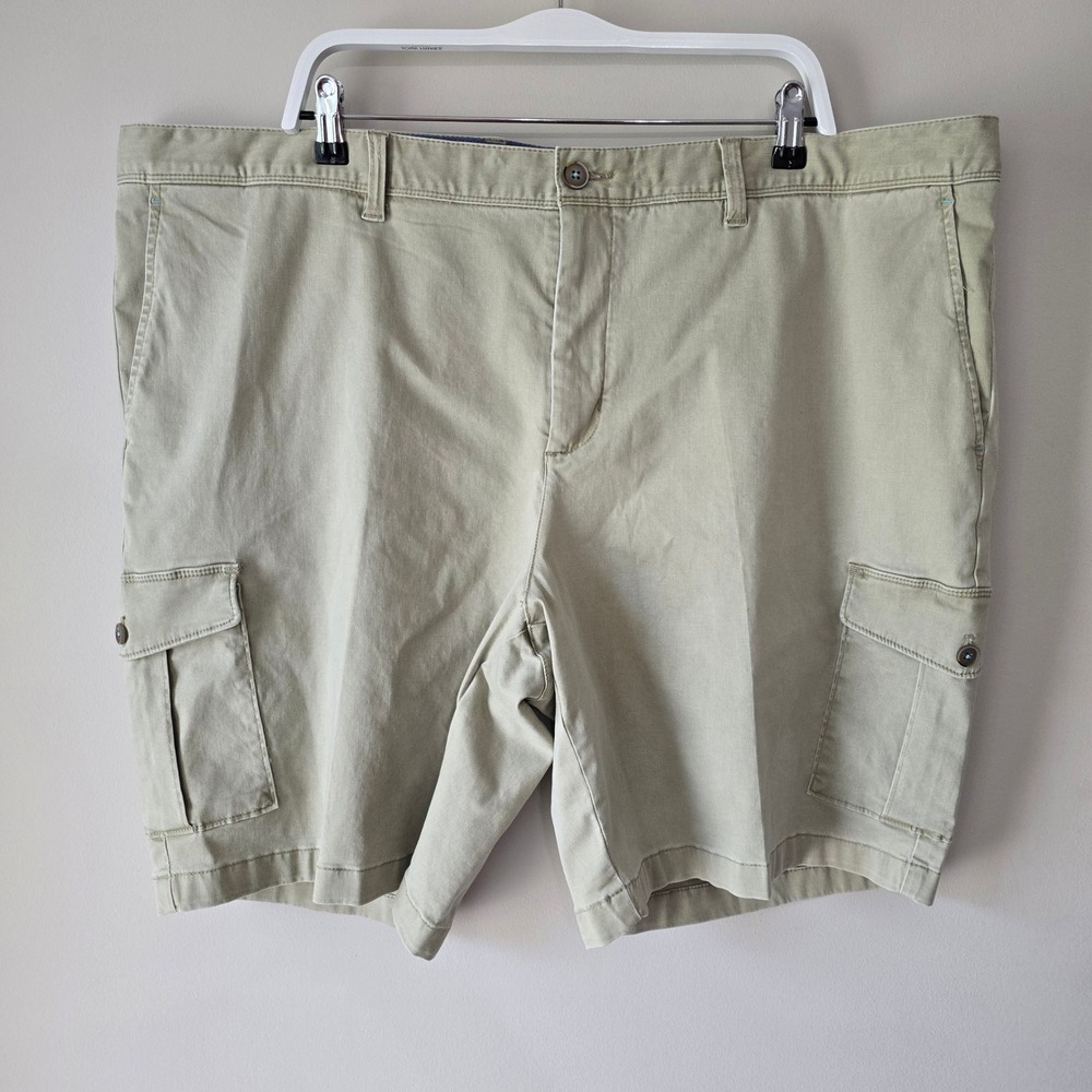 Tommy Bahama Mens Boracay Bay Cargo Shorts Khaki Green‎ 46RG BT890012 New